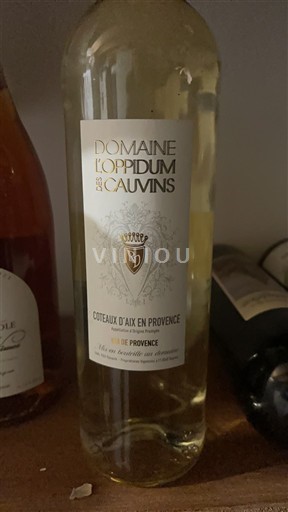 Provence Coteaux d'Aix-en-Provence Domaine L'Oppidum des Gavins 2022