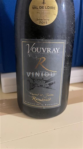 Dolina Loare Vouvray Domaine La Robinière R 2015