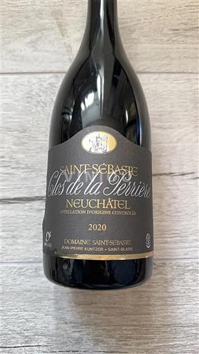Neuchâtel Neuchâtel AOC Domaine Saint-Sébaste Clos de la Perrière 2020