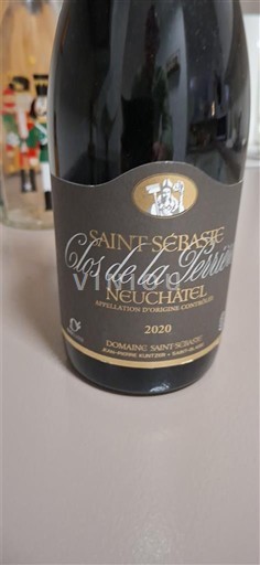 Neuchâtel Neuchâtel DOP Domaine Saint-Sébaste Clos de la Perrière 2020