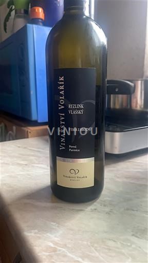 Morava Mikulovská Vinarství Volarík Ryzlink Vlašský Výběr z hroznů 2023