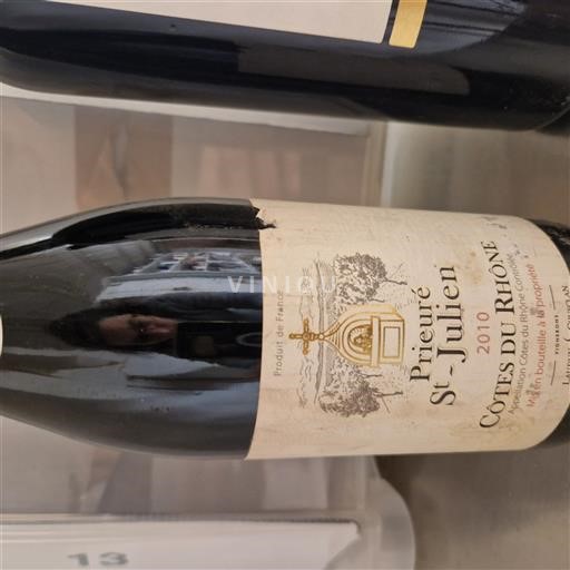Rhônevallei Côtes-du-rhône Prieuré St. Julien 2010