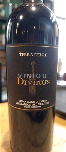 Basilicata Wines Aglianico del Vulture Terra Dei Re Divinus 2013