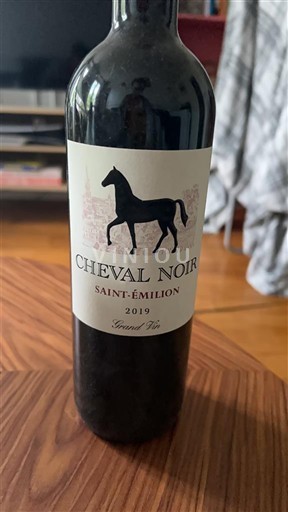 Bordeaux Saint-Émilion Cheval Noir Grand Vin 2019