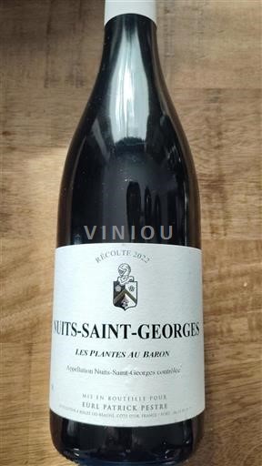 Burgundy Nuits-Saint-Georges EURL Patrick Feste Les Plantes au Baron 2022