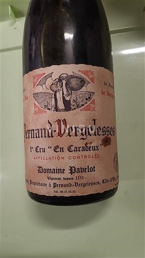 Burgundy Pernand-Vergelesses Premier Cru Domaine Pavelot 1er Cru En Caradeux 1994
