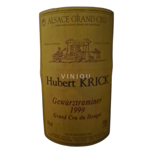 Alsácia Não especificado Hubert Krick Gewurztraminer 1999