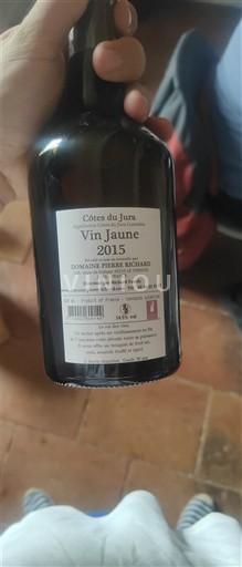 Jura Côtes-du-jura Domaine Pierre Richard 2015
