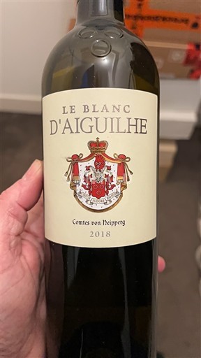 Bordeaux Bordeaux bianco Château Aiguilhe Le Blanc d'Aiguilhe 2019