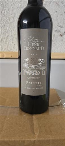 Provence Palette Château Henri Bonnaud Quintessence 2015