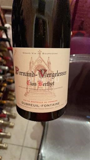 Burgundy Pernand-Vergelesses Dubreuil-Fontaine Clos Berthet Non-Vintage