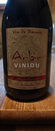 Savojsko a Bugey Mondeuse Les Fils de Charles Trosset 2013