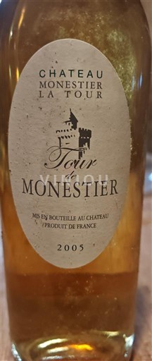 Tây Nam Monbazillac Château Monestier La Tour Tour de Monestier 2005