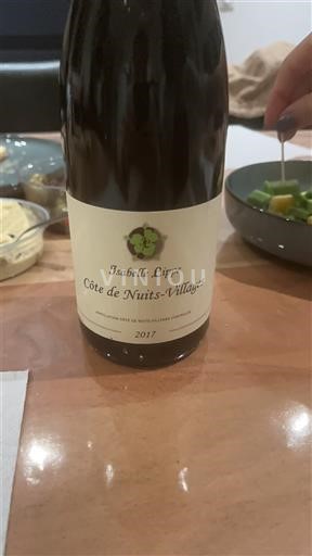 Burgundy Côte de Nuits Villages Isabelle Lippe 2017
