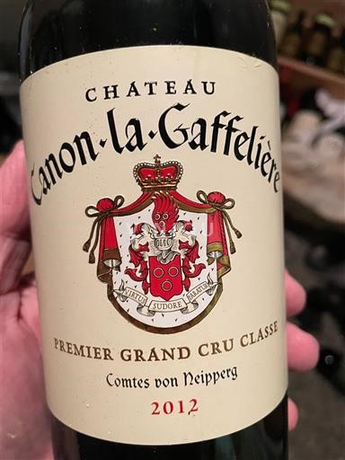 Bordeaux Saint-Émilion Grand Cru Château Canon-La-Gaffelière 2012