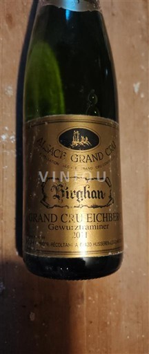 Alsace Grand Cru Birghan 2011