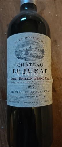Burdeos Saint-Émilion Gran Cru Grand Cru Château Le Jurat 2012