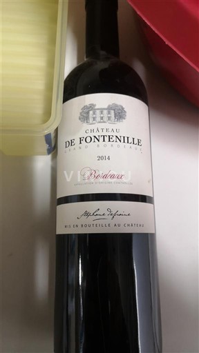 Bordeaux Château Fontenille 2014