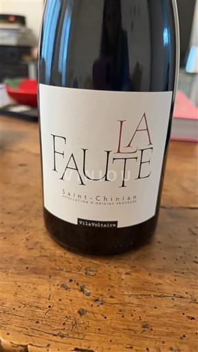 Languedoque Saint-Chinian Vila Voltaire La Faute 2022