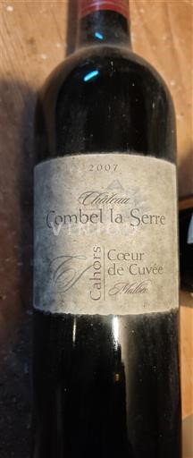 Sydvestfrankrig Cahors Château Combel la Serre Cœur de 2007