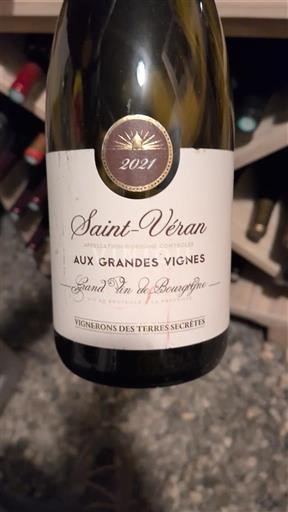 Bourgogne Saint-Véran Vignerons des Terres Secrètes Aux Grandes Vignes 2021