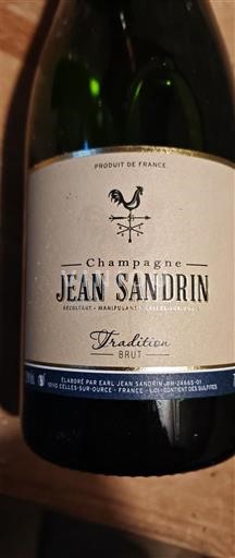Champagne Champagner Jean Sandrin Tradition Ohne Jahrgang
