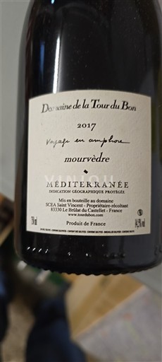 Provence, Ala-Rhônen laakso, Korsika Méditerranée Domaine La Tour du Bon Voyage en amphore 2017