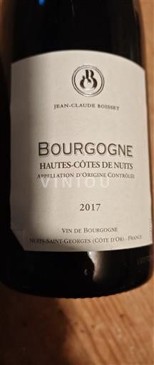 Bourgogne Hautes Côtes de Nuits Jean-Claude Boisset 2017