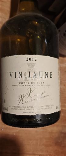 Jura Côtes-du-Jura Xavier Reverchon Vin Jaune 2012