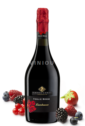 Mousserande viner Rouge sec Foglie Rosse Albiera Canali 2025 Italien Emilia-Romagna Lambrusco DOC