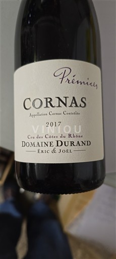 Thung lũng Rhône Cornas Domaine Durand Prémices 2017