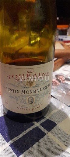 Údolí Loiry Touraine Justin Monmousseau 2003