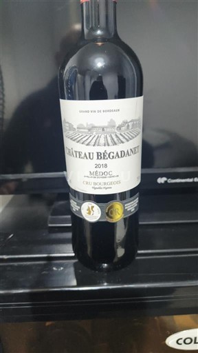 Bordoja Médoc Cru Bourgeois Château Bégadanet 2018