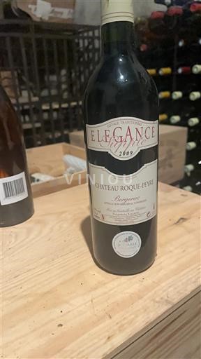 Sydvestfrankrig Bergerac Château Roque-Peyre Elégance 2009