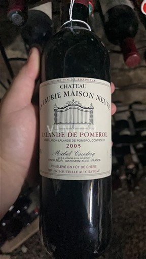 Bordeaux Lalande-de-pomerol Château La Faurie Maison Neuve 2005