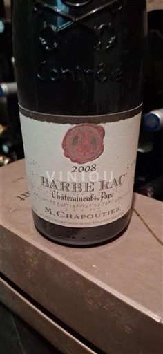 Rhônevallei Châteauneuf-du-Pape M. Chapoutier Barbe Rac 2008