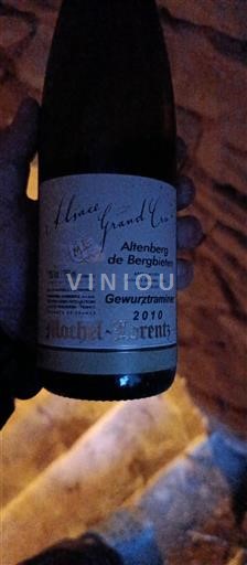 Alsace Alsace Grand Cru Grand Cru Michel Lorentz Altenberg de Bergbieten 2010