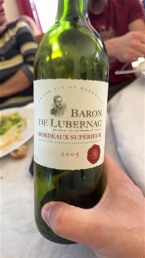 Bordeaux Bordeaux Supérieur Baron de Lubernac 2005