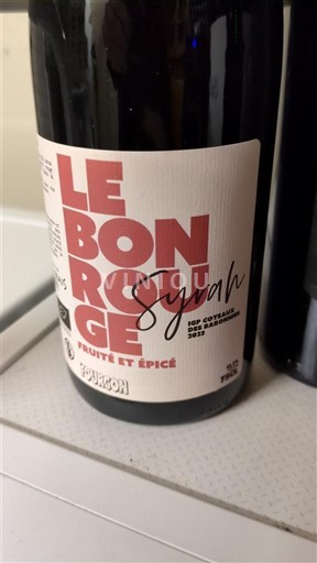 Alpes và các vùng Rhodanien Coteaux des Baronnies Pourcon Le Bon Rouge Syrah 2023