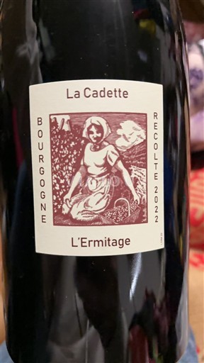 Burgundsko La Cadette L'Ermitage 2022