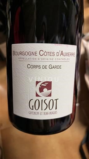 Burgund Bourgogne Côtes d'Auxerre Goisot Corps de Garde Ohne Jahrgang