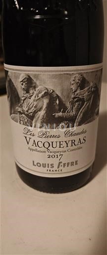 Rhône Valley Vacqueyras Louis Effre Les Pierres Chaudes 2017