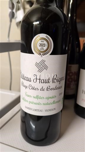 Bordeaux Blaye-Côtes-de-Bordeaux Château Haut Bigoin 2022