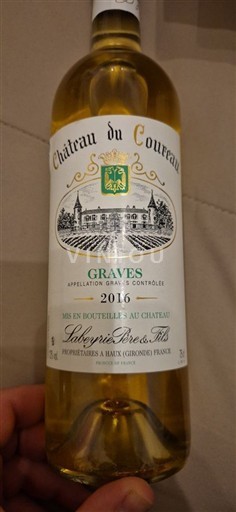 Bordeaux Graves Château Coureau 2016
