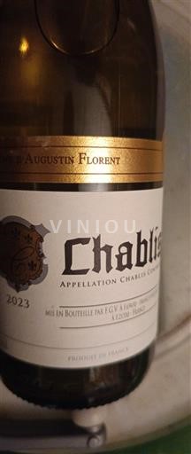 Vine Blanc sec Augustin Florent 2023 Frankrig Bourgogne Chablis AOC
