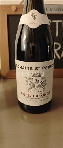 Rona dolina Côtes-du-Rhône Domaine St Patrice Vieilles Vignes 2021