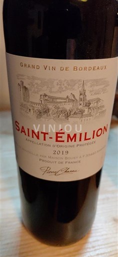 Bordeaux Saint-Émilion Pierre Chanau 2019