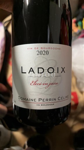Bourgogne Ladoix Domaine Perrin Céline Élevé en jarre 2020