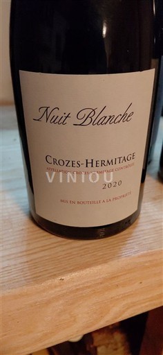 Thung lũng Rhône Crozes-hermitage Nuit Blanche 2020