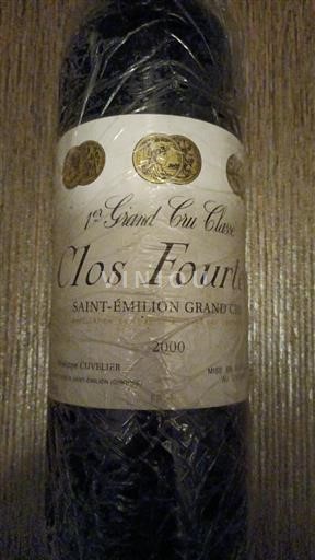 Bordeaux Saint-Émilion Grand Cru Premier Grand Cru Classé Clos Fourtet 2000